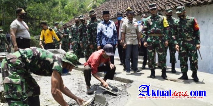 Pengawasan dan Evaluasi Pelaksanaan TMMD Reguler 109 Kodim 0708/Purworejo