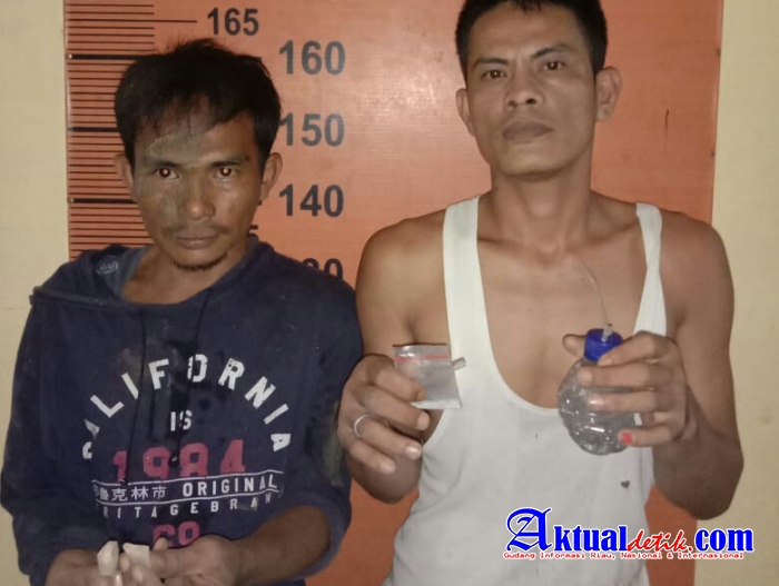 Gagal Nyabu dan Berganja, Dua Sejoli Tidur di Polsek Pancur Batu