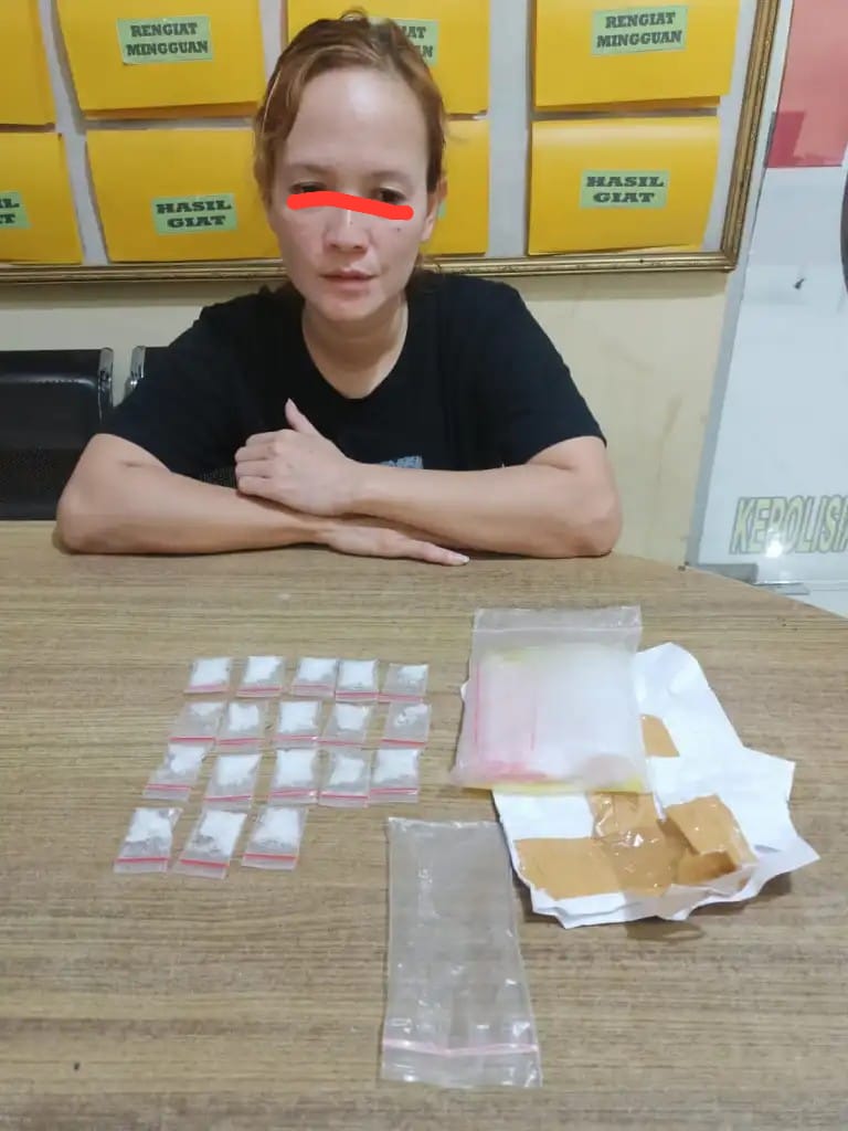 Janda Muda Akhirnya Kandas Ditangan Satres Narkoba Polresta Deliserdang.