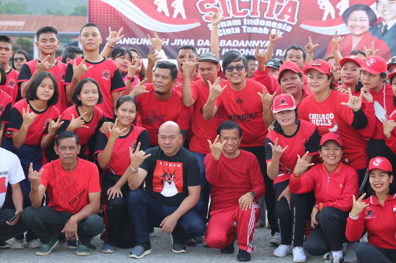Bupati Tapanuli Utara Hadiri Senam Sicita Pemecahan Rekor MURI
