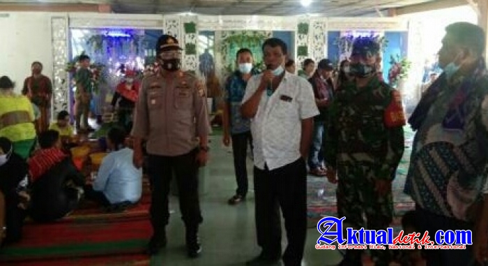 Polsek Namorambe Bubarkan Acara Pernikahan