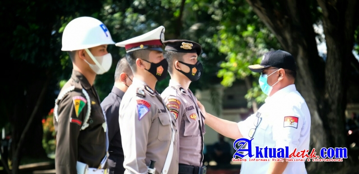 Gubernur Gorontalo Pimpin Apel Gelar Pasukan Operasi Ketupat Otanaha 2021