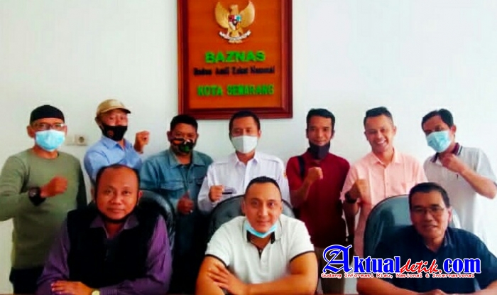 FWLJ Silaturahmi ke BAZNAS Kota Semarang. Arnaz : Peran Media Penting sebagai Kontrol Sosial