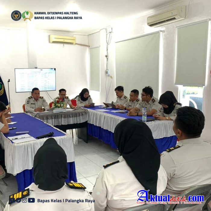 Bapas Palangka Raya Laksanakan Sidang TPP Bahas Program Integrasi Sosial Klien Pemasyarakatan
