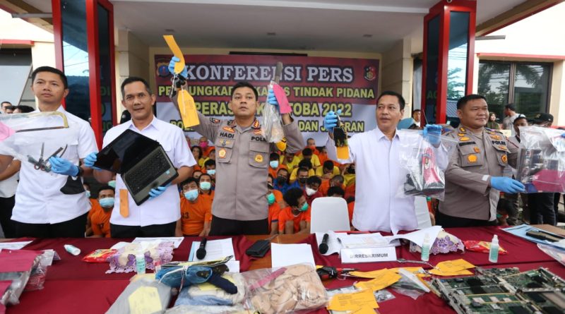 Ditreskrimum Polda Sumatera Utara dan Polres jajaran berhasil menekan angka kejahatan lewat Operasi 