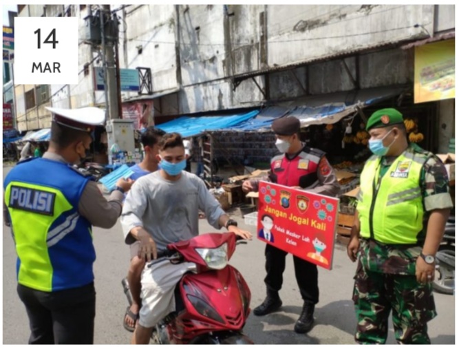 Polresta Deli Serdang Rutinkan Pelaksanaan Operasi Yustisi Demi Mencegah Penyebaran Covid-19