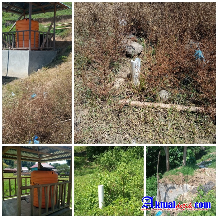 Proyek Sumur Bor Dari Dana Desa Bulango Raya TA 2020 Mangkrak