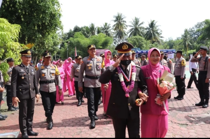 Kapolres Madina Pimpin Pelaksanaan Purna Bakti