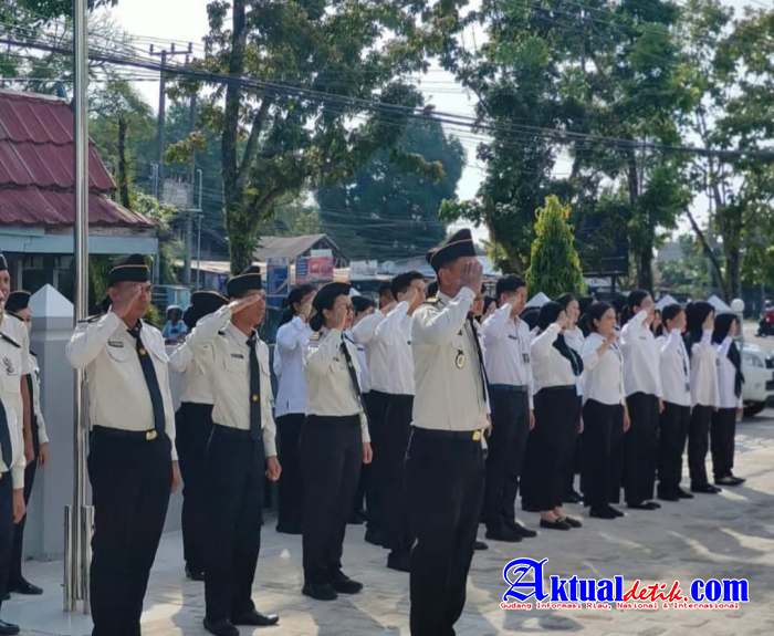 Bapas Palangka Raya Bersama Jajaran Apel Perdana Setelah Menikmati Libur Hari Raya Idul Fitri 1447 H