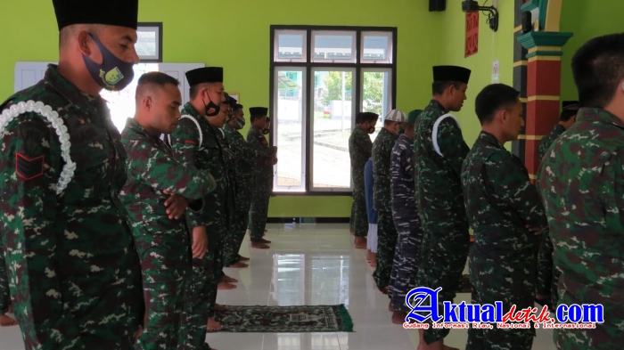 Kodim 1509/Labuha dan Jajaran Gelar shalat Ghaib dan doa Bersama