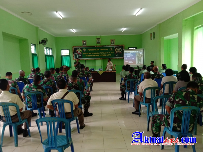 Kodim 1616/Gianyar, Selengggarakan Bintal Idiologi dan Kejuangan Serta Binroh Agama Hindu
