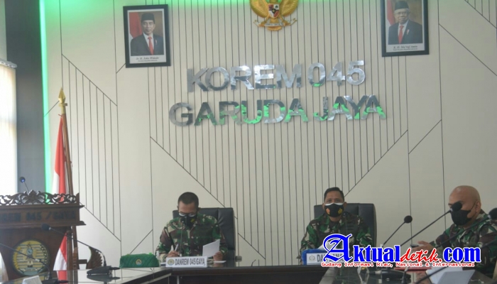 Danrem 045/Gaya Berikan Pembekalan Kepada Pasis Seskoal Dikreg Angkatan LIX