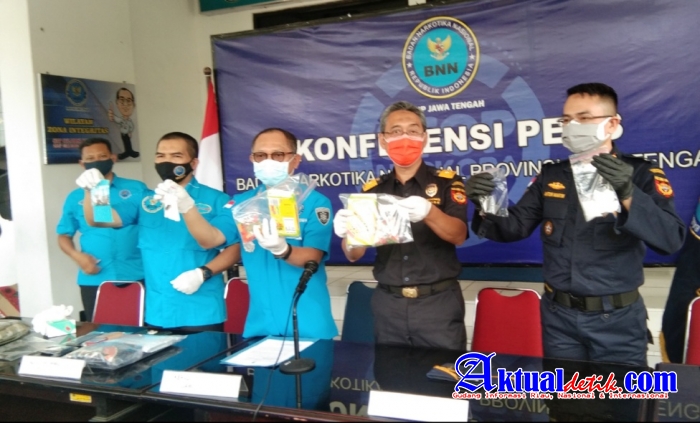 BNNP Jateng Ungkap Kasus, Permen THC dan Tembakau Gorila