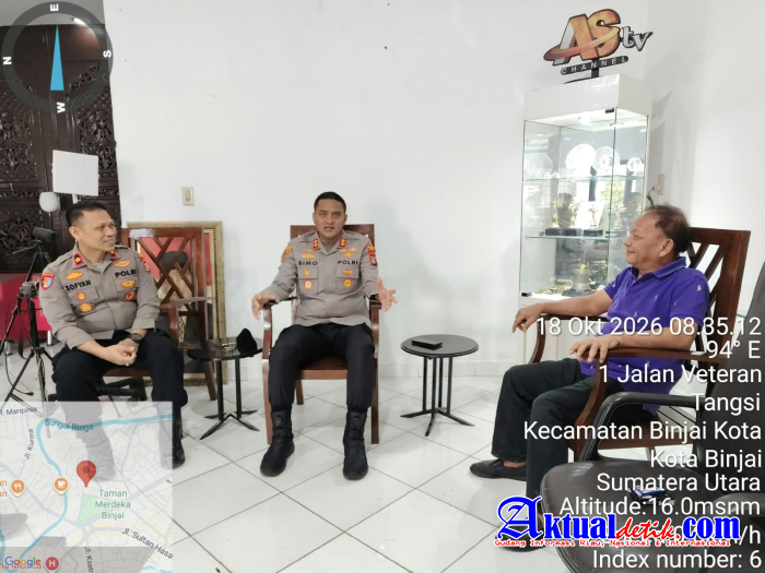 Polri Bersama Masyarakat, Kapolres Binjai Serap Aspirasi Demi Kamtibmas Kondusif