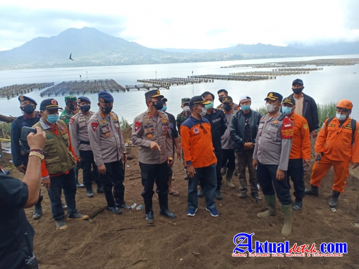 Kapolda Bali Cek Langsung Lokasi Gempa Bali