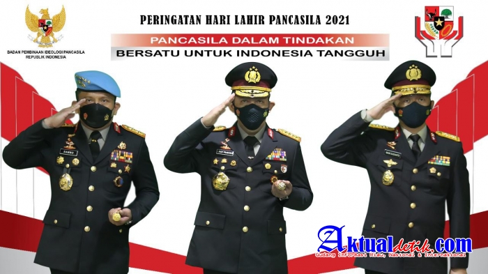 Refleksi Hari Lahir Pancasila, Kapolri: Bersatu dan Gotong Royong Melawan Covid-19