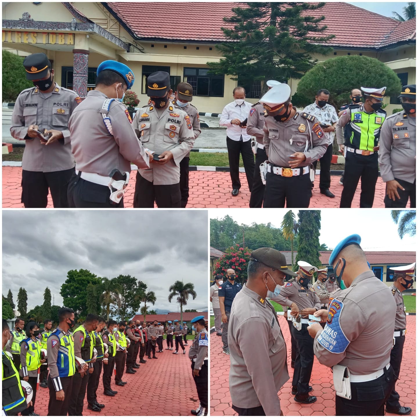 Propam Polda Sumut Gelar Ops Gaktibplin Di Polres Toba