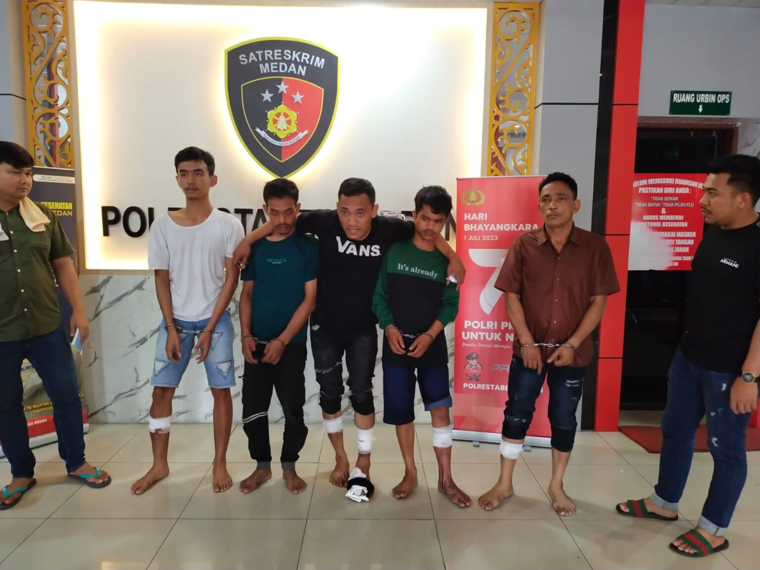 Satuan Reskrim Polrestabes Medan Tembak Mati Pelaku Perampokan di Dear Beauty Salon 4 Lagi Lumpuh