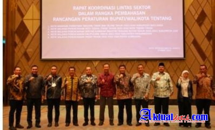 Rakor lintas Sektor Dalam Rangka Pembahasan Rancangan Peraturan Bupati Walikota Se Indonesia