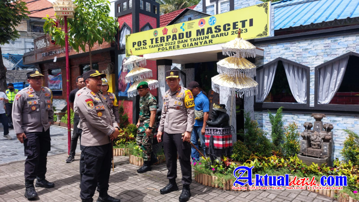 Kapolda Bali Cek Kesiapan Pos Terpadu Masceti