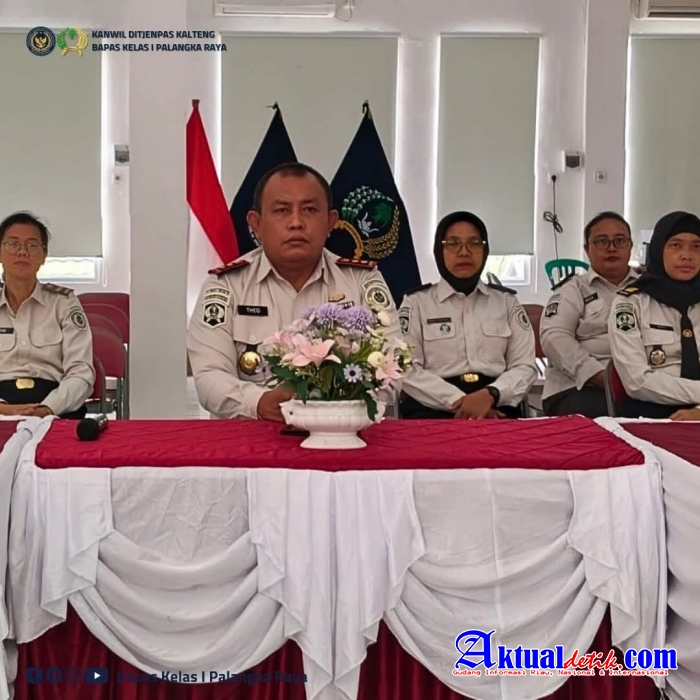 Bapas Palangka Raya Ikuti ANEV Kinerja Triwulan II Semester I Tahun 2026
