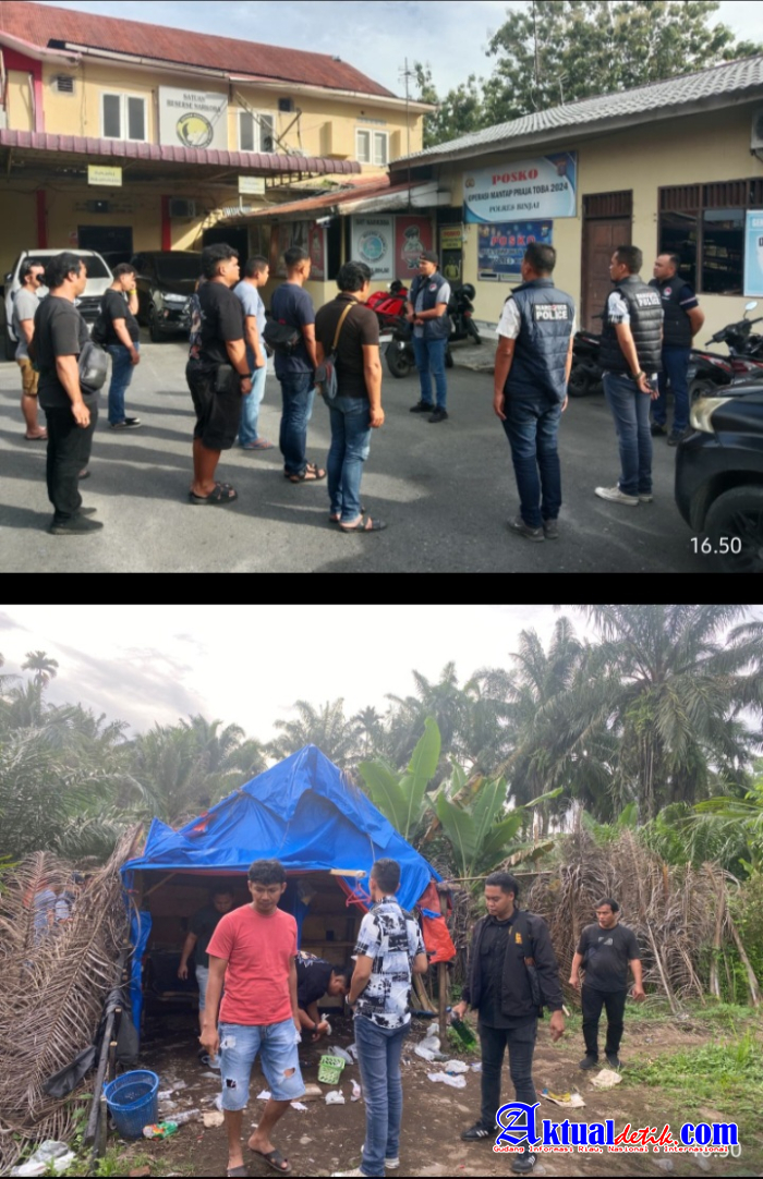 Polres Binjai Kembali Lagi Grebek Dan Musnahkan Barak Narkoba Di Kecamatan Sei Bingai