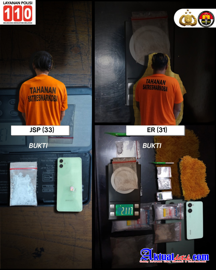 Komitmen Perangi Narkoba, Satresnarkoba Polres Binjai Ringkus Dua Pengedar Amankan Barbut Sabu