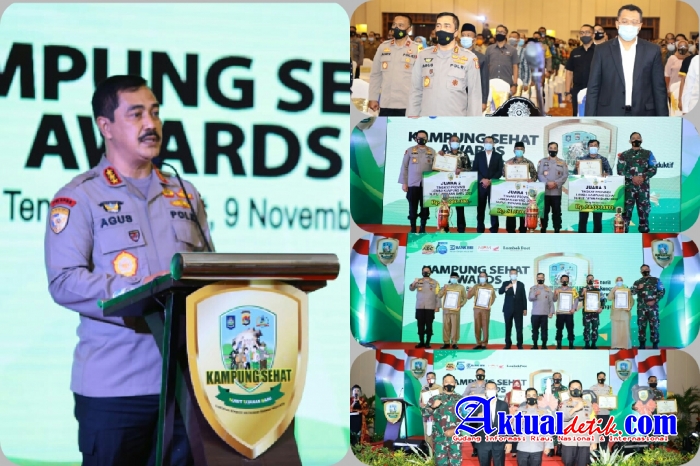 Kabaharkam Polri Wakili Kapolri Hadiri Kampung Sehat Awards Polda NTB
