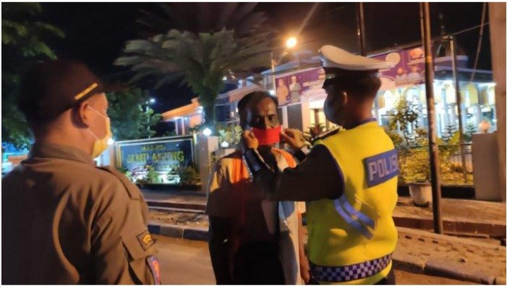 Cegah Penyebaran Covid-19, Polresta Deli Serdang Gencar Gelar Ops Yustisi Malam Hari