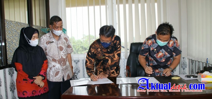 Kadiskominfo Pelalawan MOU Bersama LPP RRI