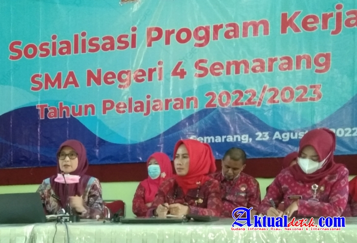 SMA 4 Semarang Gelar Sosialisasi Program Kerja Sekolah 2022/2023 