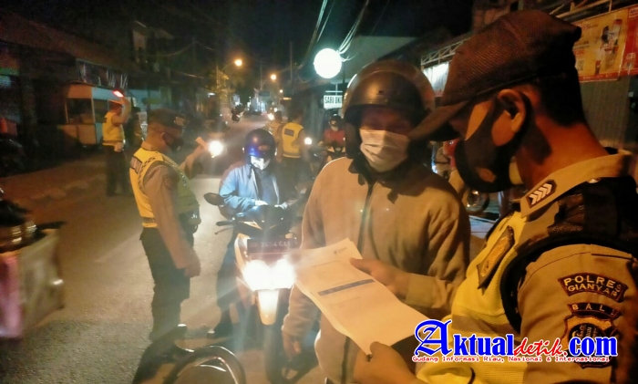 Polres Gianyar Terus Gelar Kegiatan Penyekatan