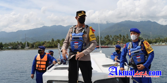 Ratusan Personel Polri dan Pam Swakarsa Melaksanakan Apel Gelar Pasukan Ops Puri Agung 2022