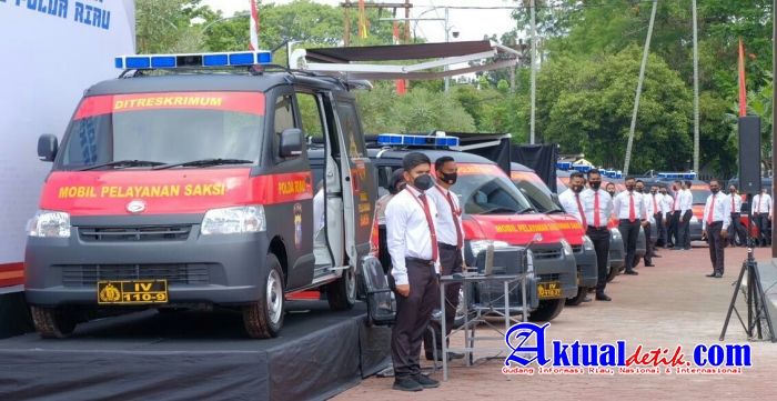 Wakapolri Resmikan Peluncuran 13 Unit Mobil Pelayanan Saksi