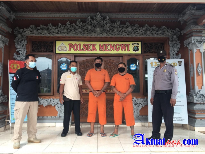 Dua Anggota Ormas Baladika di Amankan Tim Opsnal Polsek Mengwi