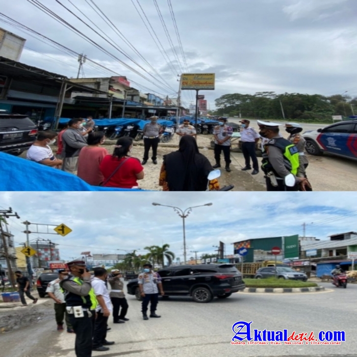 Satlantas Polres Pelalawan Melaksanakan Giat Bersama LLAJ