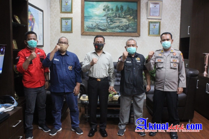 Kapolres Sergai Dukung PWI Sosialisasi Protokol Kesehatan