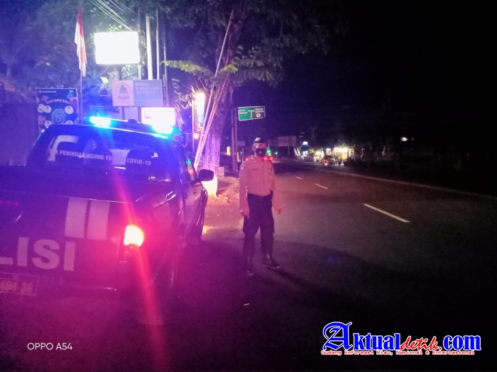 Unit Samapta Polsek Kuta Utara Atensi Balap Liar di Jalan Gatsu Barat