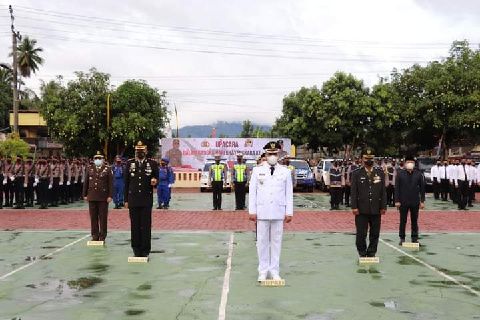 Peringati HUT Bhyangkara ke 76, Polres Madina Gelar Syukuran
