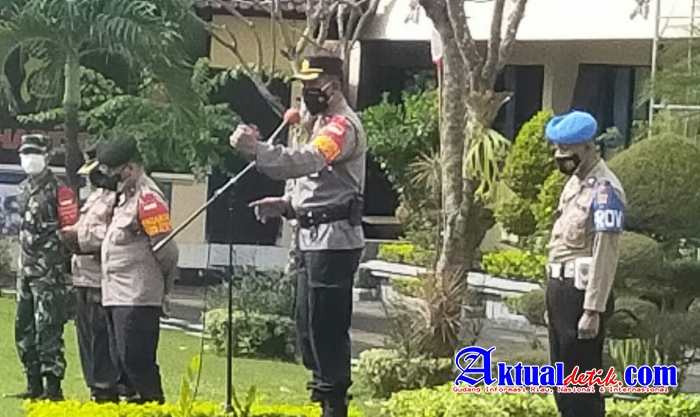 Apel Kesiapan Kegiatan Patroli Ops Aman Nusa Agung II Penanganan Covid 19