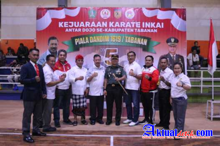 Kejuaraan Karate INKAI Se-Kabupaten Tabanan " Dandim Cup V Tahun 2023 " Dibuka