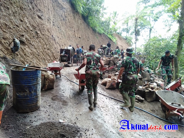 Menjelang Penutupan TMMD Ke-114 Kodim 1619/Tabanan Hampir Rampungkan Seluruh Sasaran