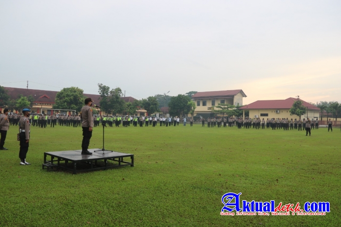 Pastikan Aksi Unjuk Rasa Berjalan Aman, Polresta Deli Serdang Kerahkan 670 Personil