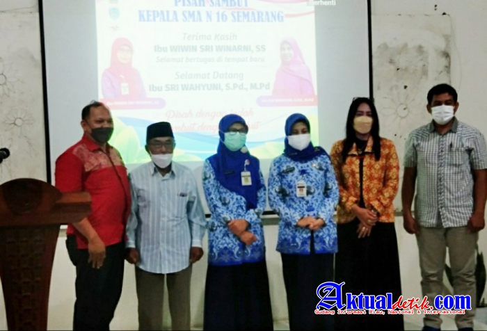 Sri Wahyuni S.Pd.M.Pd Jabat Kepala SMA Negeri 16 Semarang 