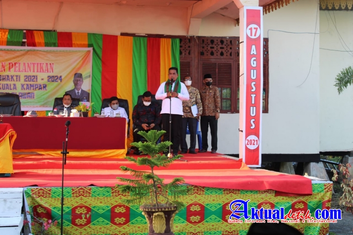 Bupati Pelalawan Lantik Anggota Badan Permusyawaratan Desa (BPD)