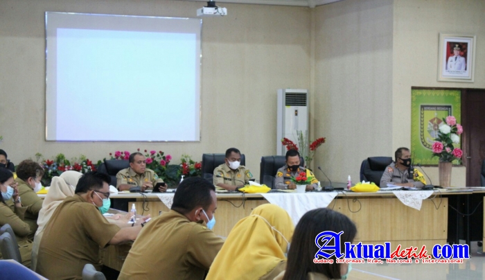 Rakor Bahas Perkembangan Covid-19, Bupati Sergai: Kita Mesti Kembali ke Titik Awal
