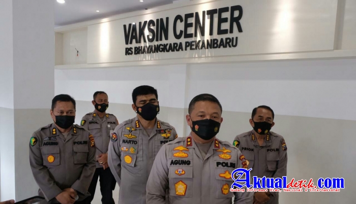 Tinjau Gedung Vaksin Center Bhayangkara, Irjen Agung : Insyaallah Pekan Depan Siap Digunakan