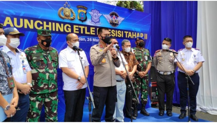 Ditlantas Polda Sumut Launcing Tilang Elektronik (E-TLE) Electronic Traffic Law Enforcement