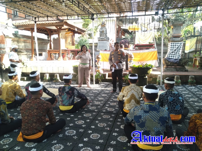 Kapolres Klungkung Beri Bimbingan Rohani dan Mental Casis Binlat Mandiri Bintara Polri Gel I TA.2023