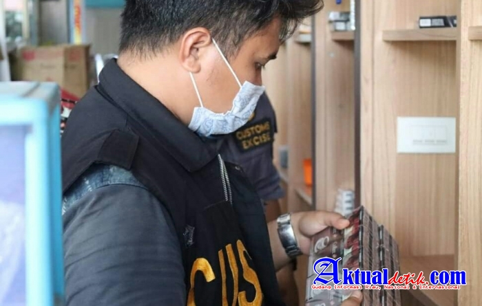 Bea Cukai Bengkalis Gagalkan Peredaran 2420 Batang Rokok Ilegal